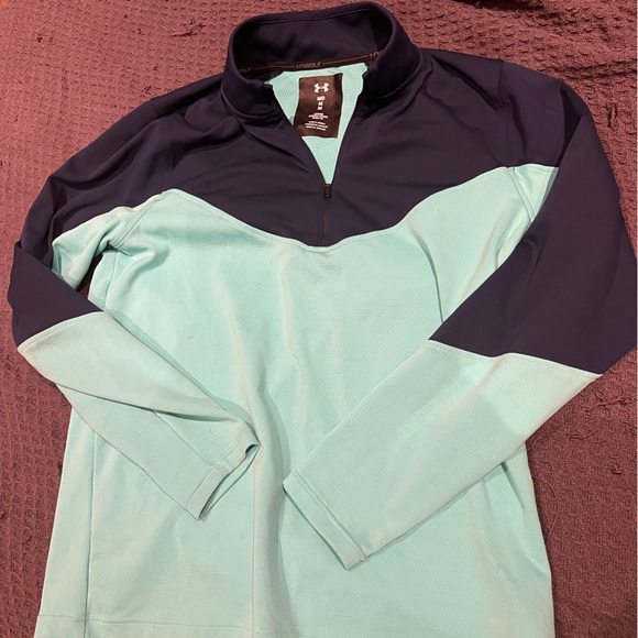 Men’s Under Armour Golf 1/4 Zip Pullover Medium M Jordan Spieth UA Like New - Picture 1 of 3